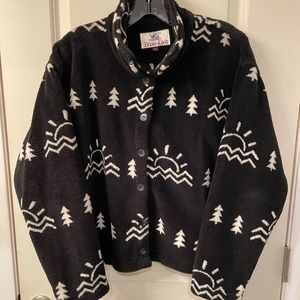 Plush Velvet pile fleece jacket